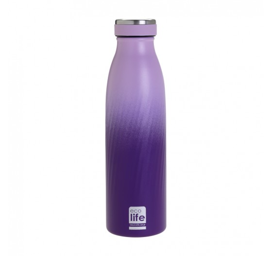 ΜΕΤΑΛΛΙΚΟ ΜΠΟΥΚΑΛΙ THERMOS 500ML- PURPLE OMBRE SLIM