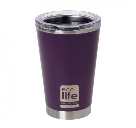 COFFEE THERMOS DARK PURPLE 370ML
