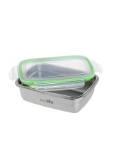 ΦΑΓΗΤΟΔΟΧΕΙΟ INOX -ΠΡΑΣΙΝΟ ΚΑΠΑΚΙ- 850ml