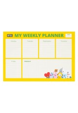 ΕΒΔΟΜΑΔΙΑΙΟ PLANNER ΜΠΛΟΚ A4 BT21